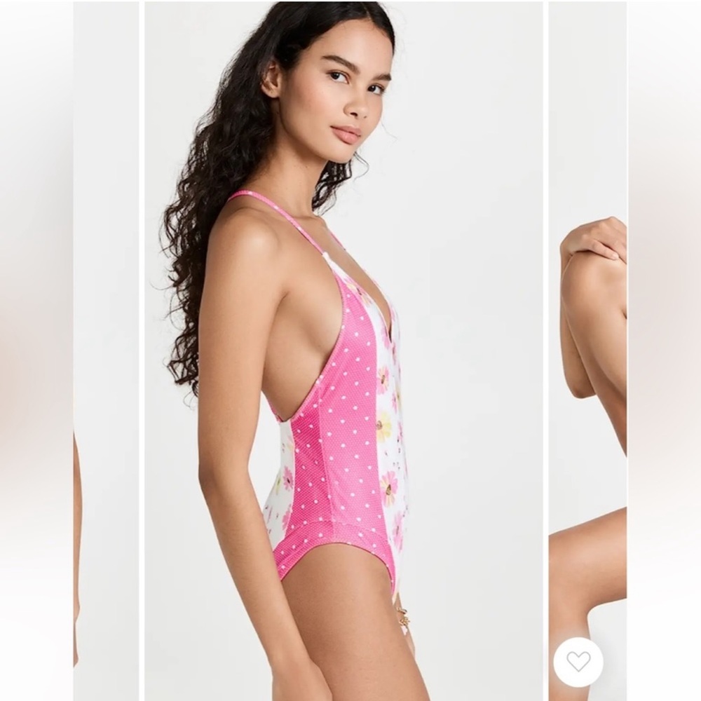 NWOT LoveShackFancy Shailee One Piece Swimsuit - Picture 2 of 4